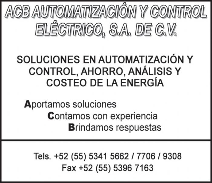 ACB AUTOMATIZACION Y CONTROL ELECTRICO, SA DE CV Imagen