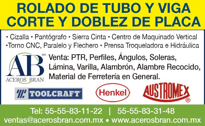 ACEROS BRAN, SA DE CV Imagen