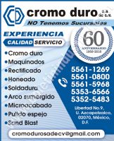 CROMO DURO, SA DE CV