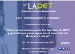 PET TECHNOLOGIES Y PETAINER EN 14 th LAPET
