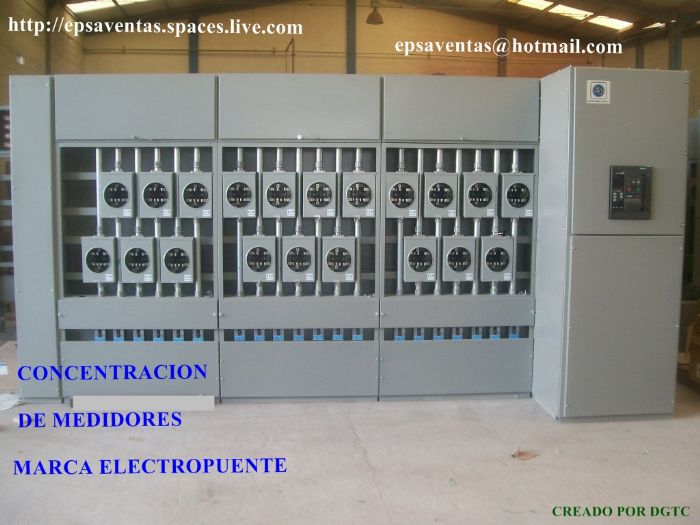 Concentracion de Medidores - ELECTROPUENTE SA DE CV