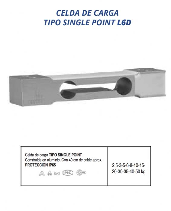 Celda de carga TIPO SINGLE POINT - ZEMIC