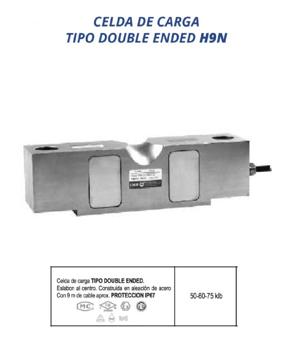 Celda de carga TIPO DOUBLE ENDED - ZEMIC