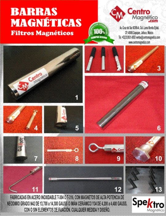 BARRA MAGNETICA BARRAS MAGNETICAS - SPEKTRO