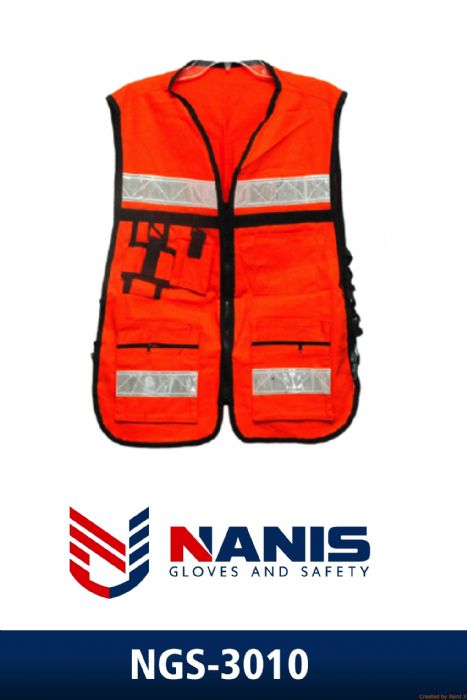 CHALECO DE ALGODON TIPO SUPERVISOR - NANIS GLOVES AND SAFETY