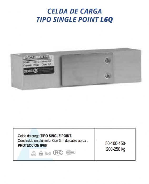 Celda de carga TIPO SINGLE POINT - ZEMIC
