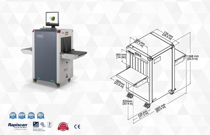 INSPECCIÓN 618XR DE RAYOS X - Moro Security