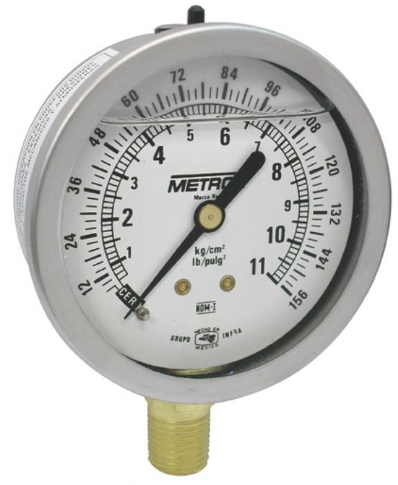 MANOMETROS 2 1/2 - METRON www.finesa.com.mx