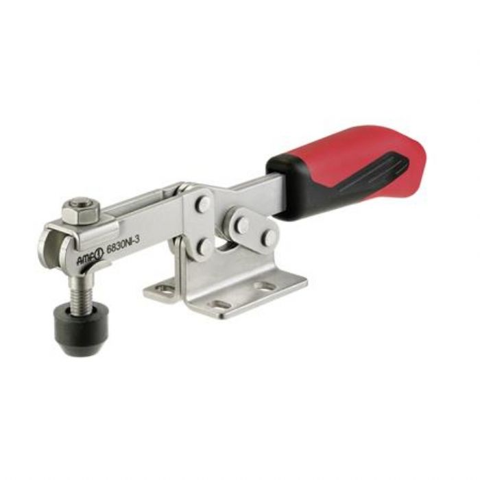 Abrazaderas de palanca de acción horizontal de acero inoxidable, con base de montaje horizontal - JW Winco