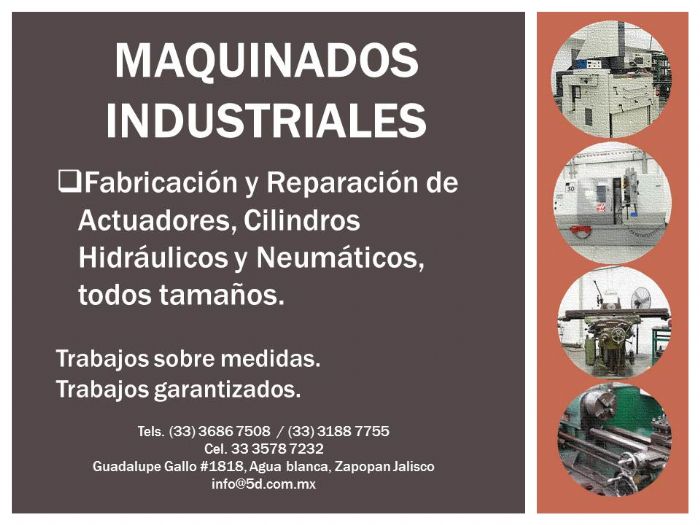 ACTUADORES, CILINDROS HIDRAULICOS Y NEUMATICOS - 
