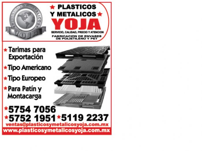 TARIMAS DE PLASTICO - PLASTICOS YOJA