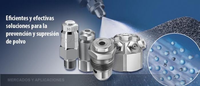 ASPERSION PARA CONTROL DE POLVOS  - spraying systems 