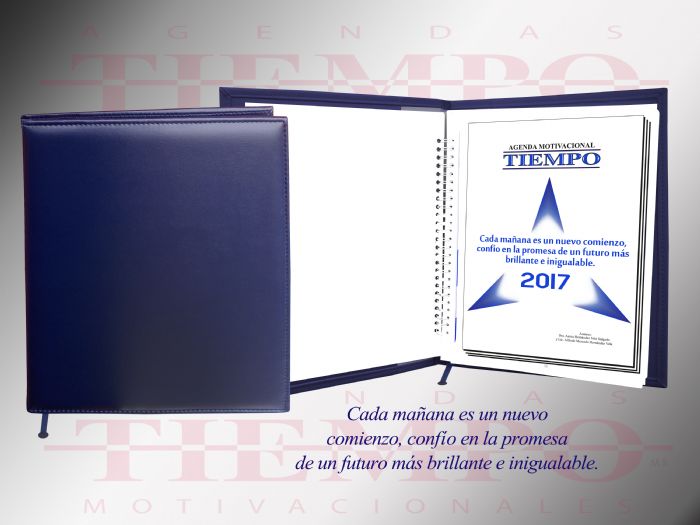 Agenda Motivacional 2017 tamaño Carta - AGENDAS MOTIVACIONALES TIEMPO
