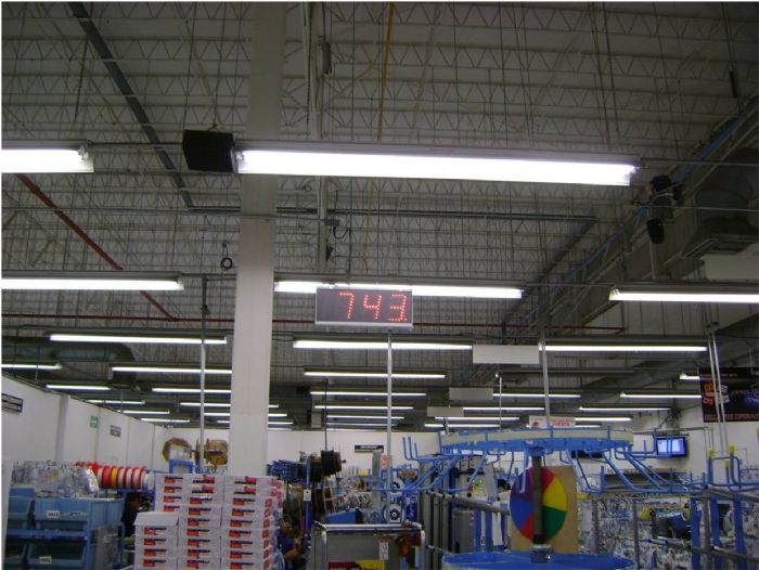 RELOJ DIGITAL 2 CARAS DIGITOS 8" - 