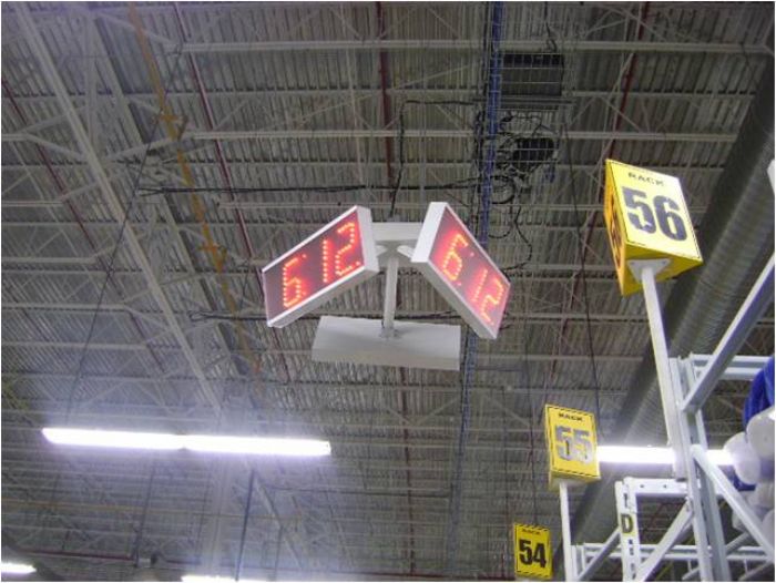 RELOJ DIGITAL 3 CARAS 8" - 