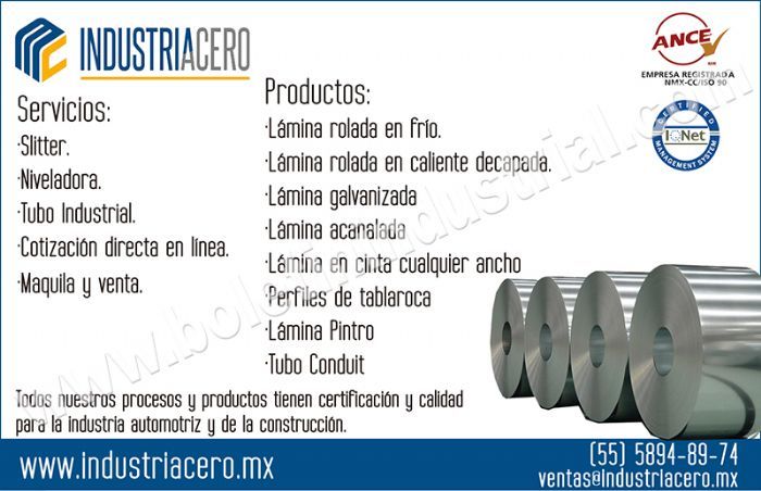 COTIZACION DIRECTA EN LINEA - MC INDUSTRIACERO