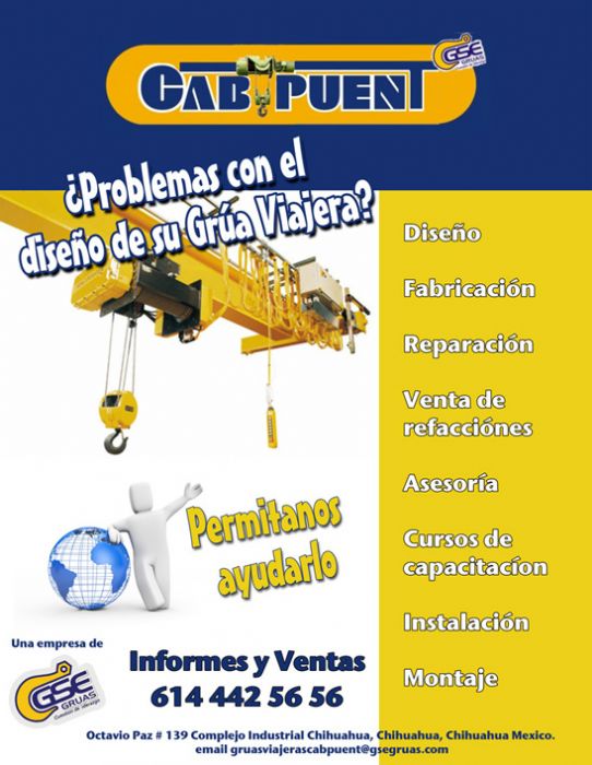 Gruas Viajeras - CABPUENT, HAWI, CM, YALE