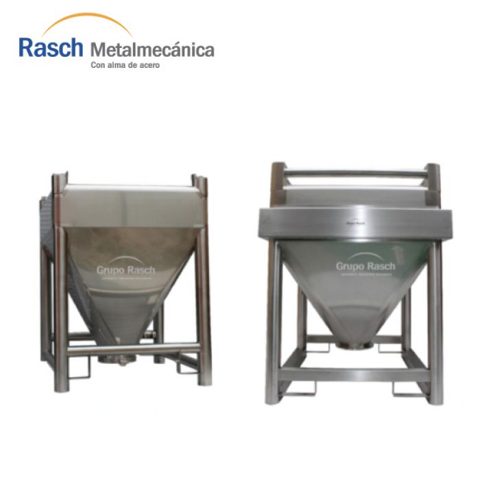 CONTENEDOR DE ACERO INOXIDABLE  - 