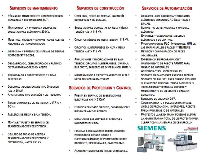 Servicios de Automatizacion. - TECMA
