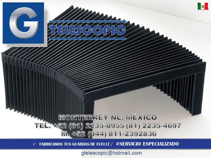 GUARDAS DE FUELLE TIPO ACORDEÓN - GTELESCOPIC