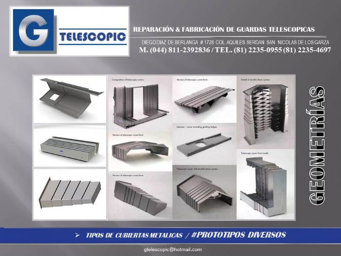 FABRICACIÓN DE GUARDAS TELESCÓPICAS - GTELESCOPIC