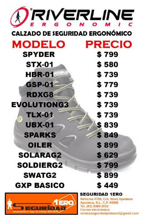 ZAPATOS DE SEGURIDAD RIVERLINE - Riverline