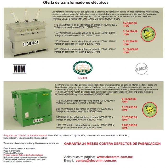 Transformadores electricos - IMEM