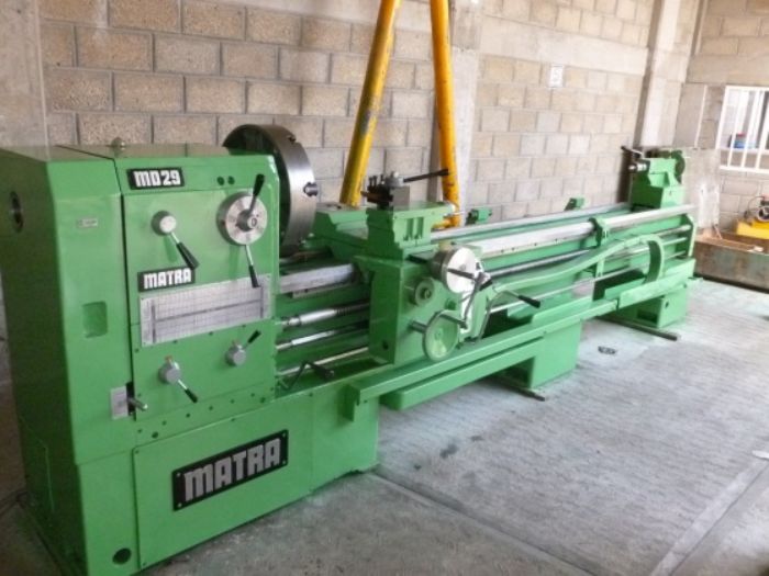 MAQUINA TORNO PARALELO  MATRA MD-29 DE 3 METROS ENTRE PUNTOS  - TORNO MATRA