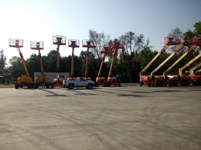 RENTA DE PLATAFORMAS ARTICULADAS DE SISTEMA DE COMBUSTION A DIESEL Y GASOLINA - JLG-GENIE-HAULOTTE