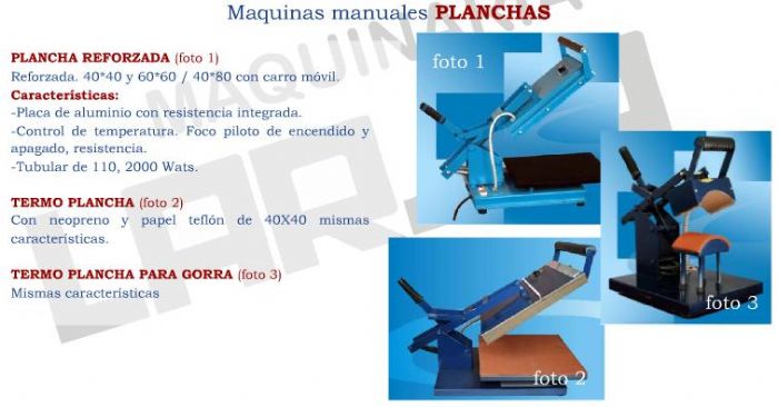PLANCHAS - 