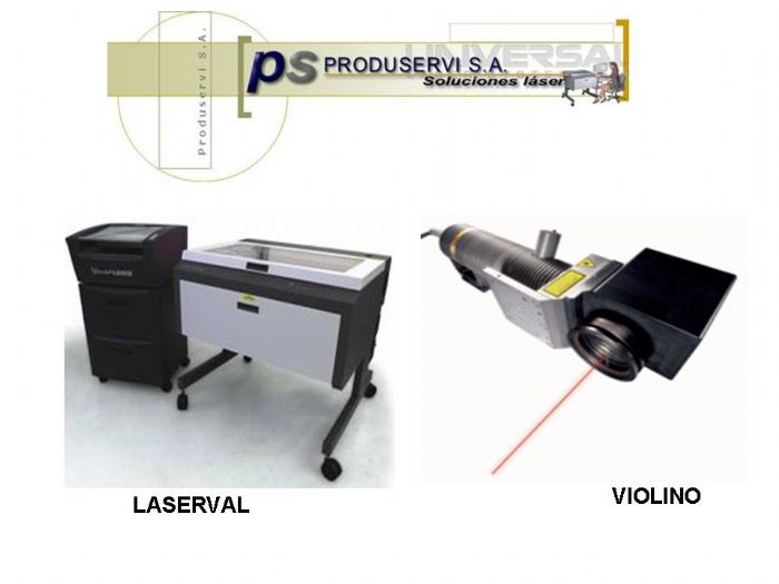 EQUIPOS DE GRABADO Y CORTE LASER - UNIVERSAL, VIOLINO, FOISON, EAGLE, LASERVAL, 