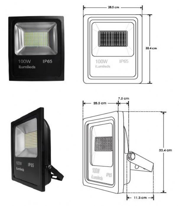 Reflector plano con LED - ILUMILEDS