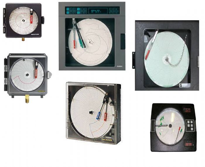 Registradores circulares - Partlow