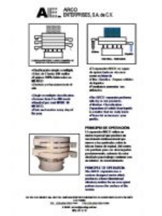SEPARADOR VIBRATORIO - ARCO ENTERPRISES