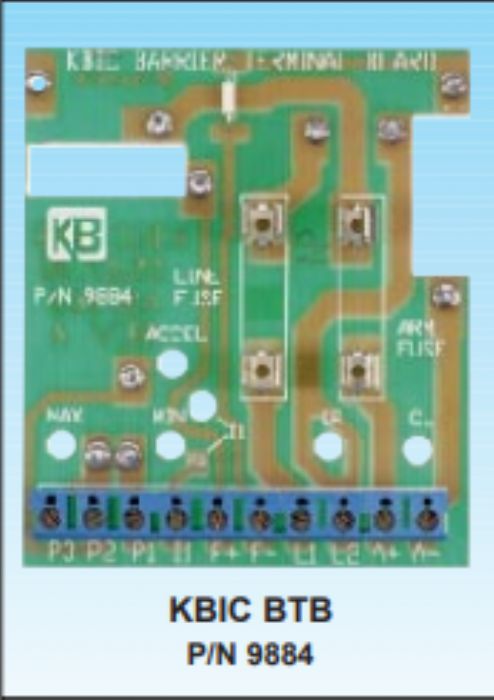 Junta de terminales de barrera KBIC - KB Electronics