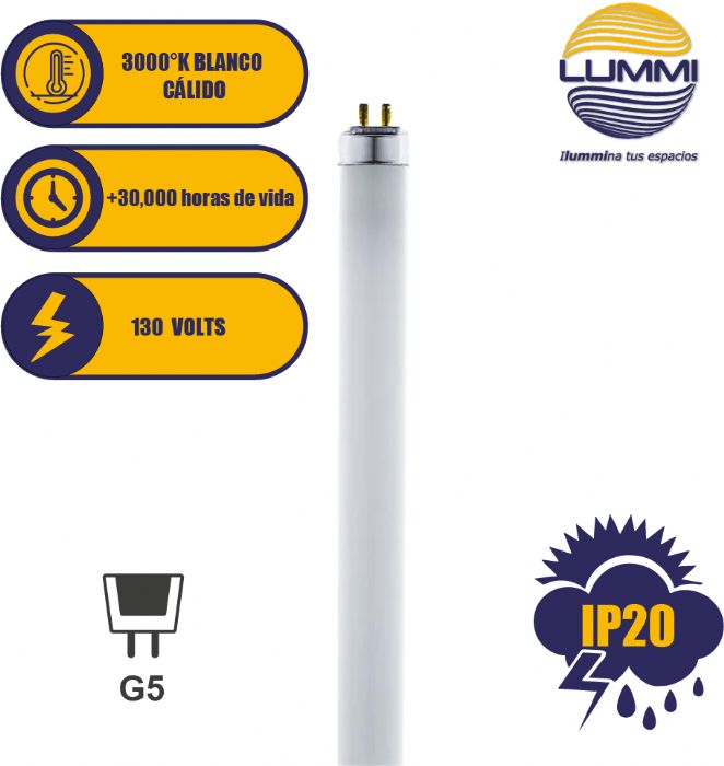 Tubo Flourescente 14w T5 Blanco (fl14bct5) - LUMMI