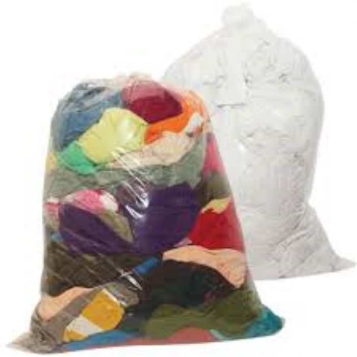 Trapo industrial multicolor y blanco100%algodon tipo player - 