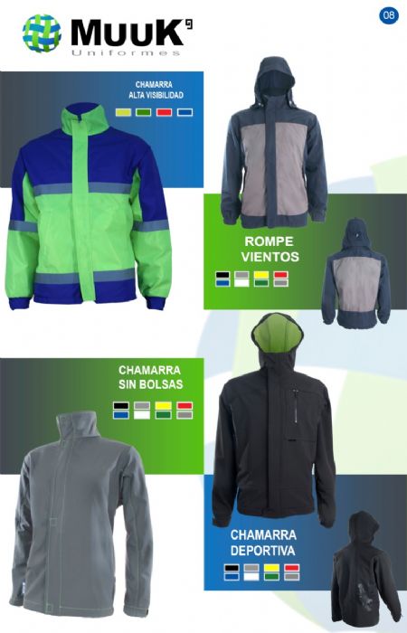 UNIFORMES Chamarras - Muuk Uniformes 