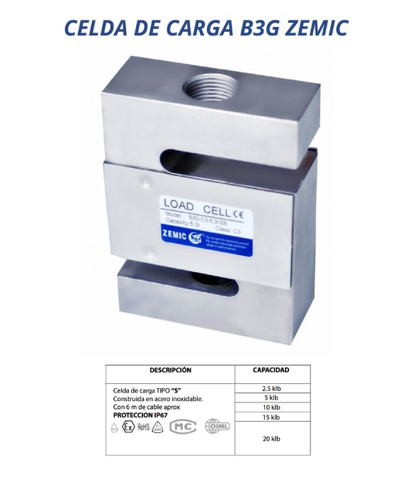 Celda de carga - ZEMIC