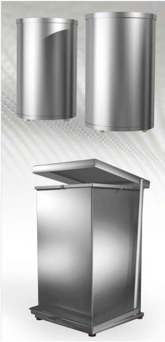 Bote para Basura en Acero Inoxidable  - TEGMINOX
