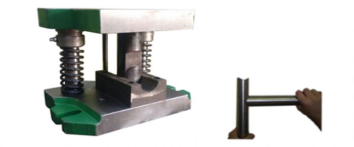 TROQUEL CORTE TIPO BOCA DE PESCADO - CURVA-TUBOS