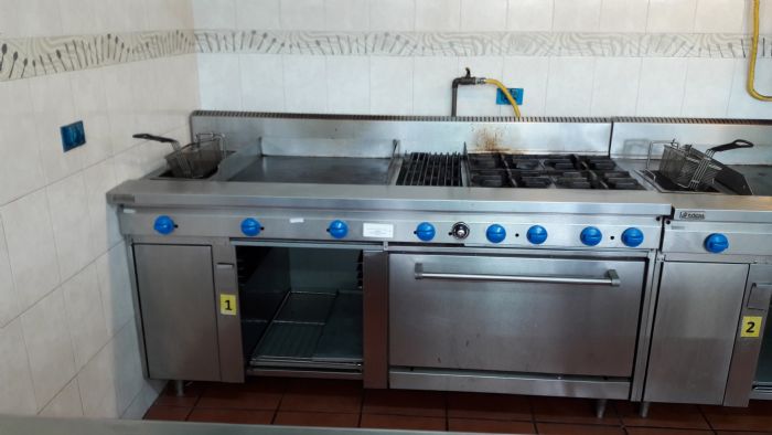 LIMPIEZA Y DESINFECCION EQUIPO DE COCINA - BAJA STEAM