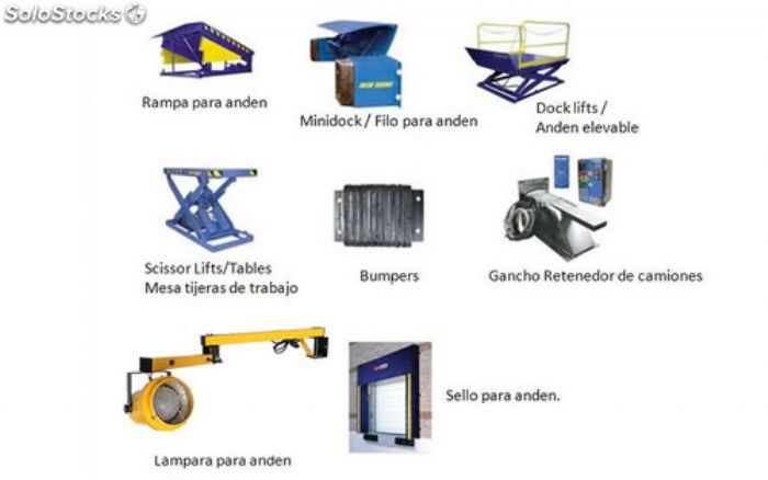 suministro e instalación de equipamiento de anden - BLUE GIANT - MERIK