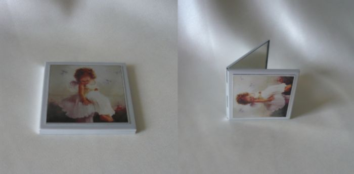 Espejo metálico de bolsillo - conceptos