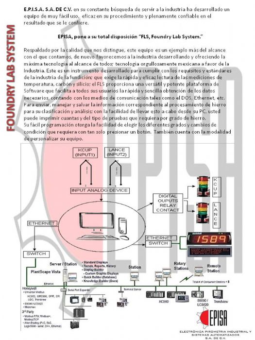Foundry Lab System - FLS
