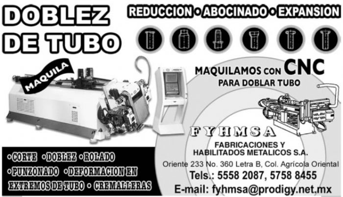 Corte de Tuberia - FYHMSA