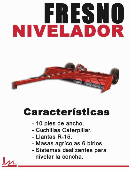 Fresno Nivelador - Agro-Industrial San Luis