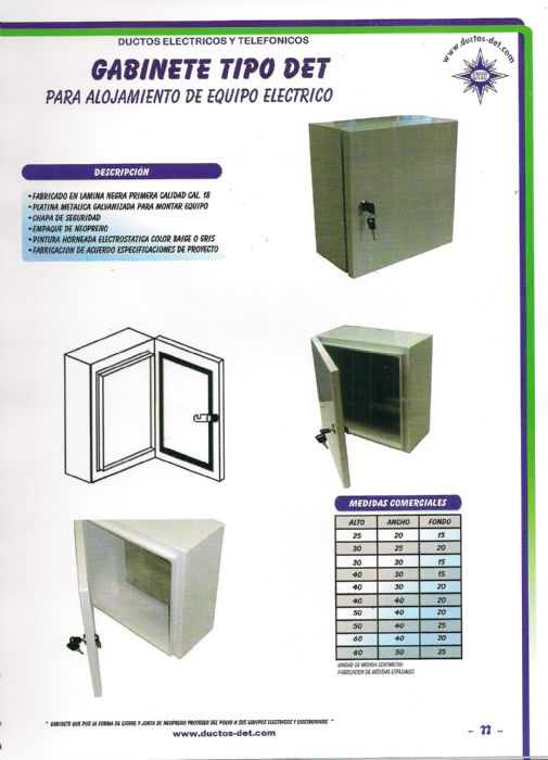 GABINETES DE LAMINA - 