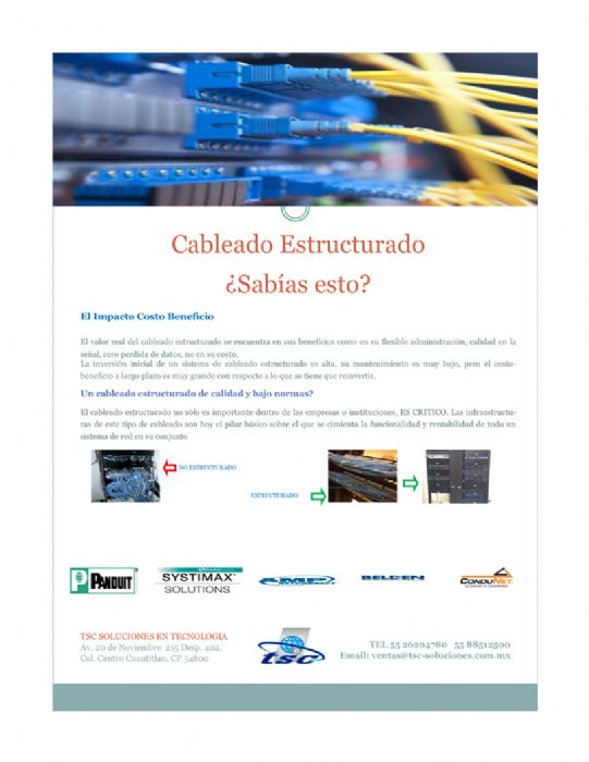 Cableado Estructurado - Cableado estructurado