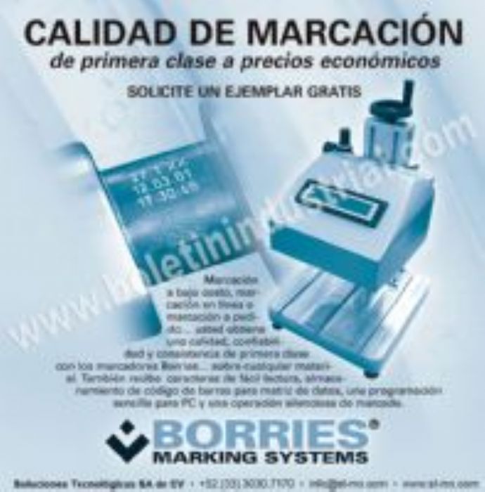 MARCADORES DE GOLPE - BORRIES